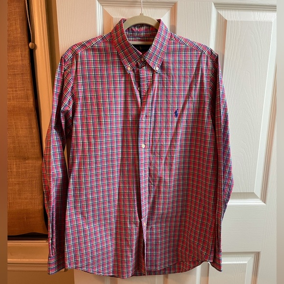 Ralph Lauren plaid button down. - Picture 2 of 2